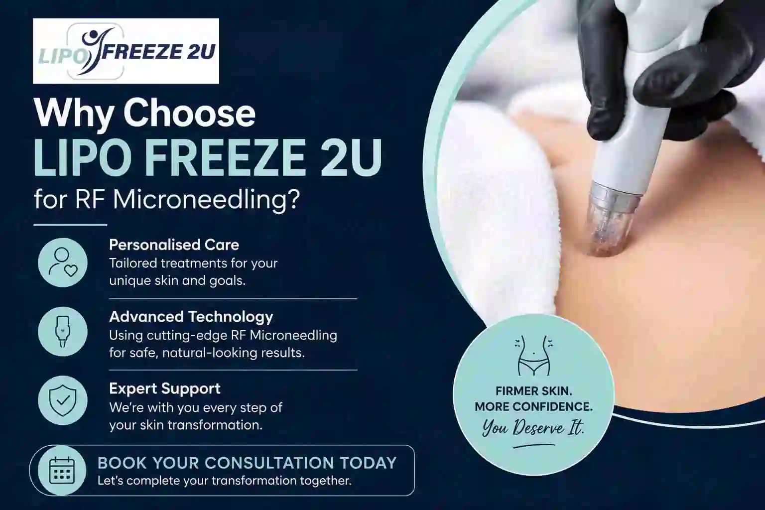 Why Choose LIPO FREEZE 2U for RF Microneedling Bridport?