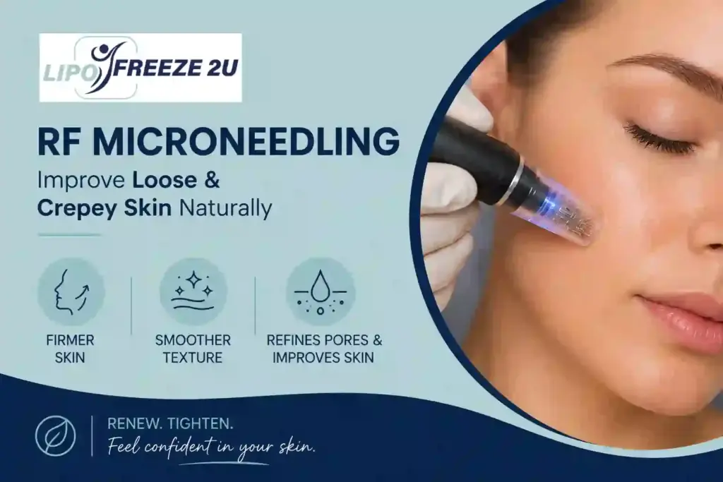 Can RF Microneedling Help Improve Loose and Crepey Skin Bridport?